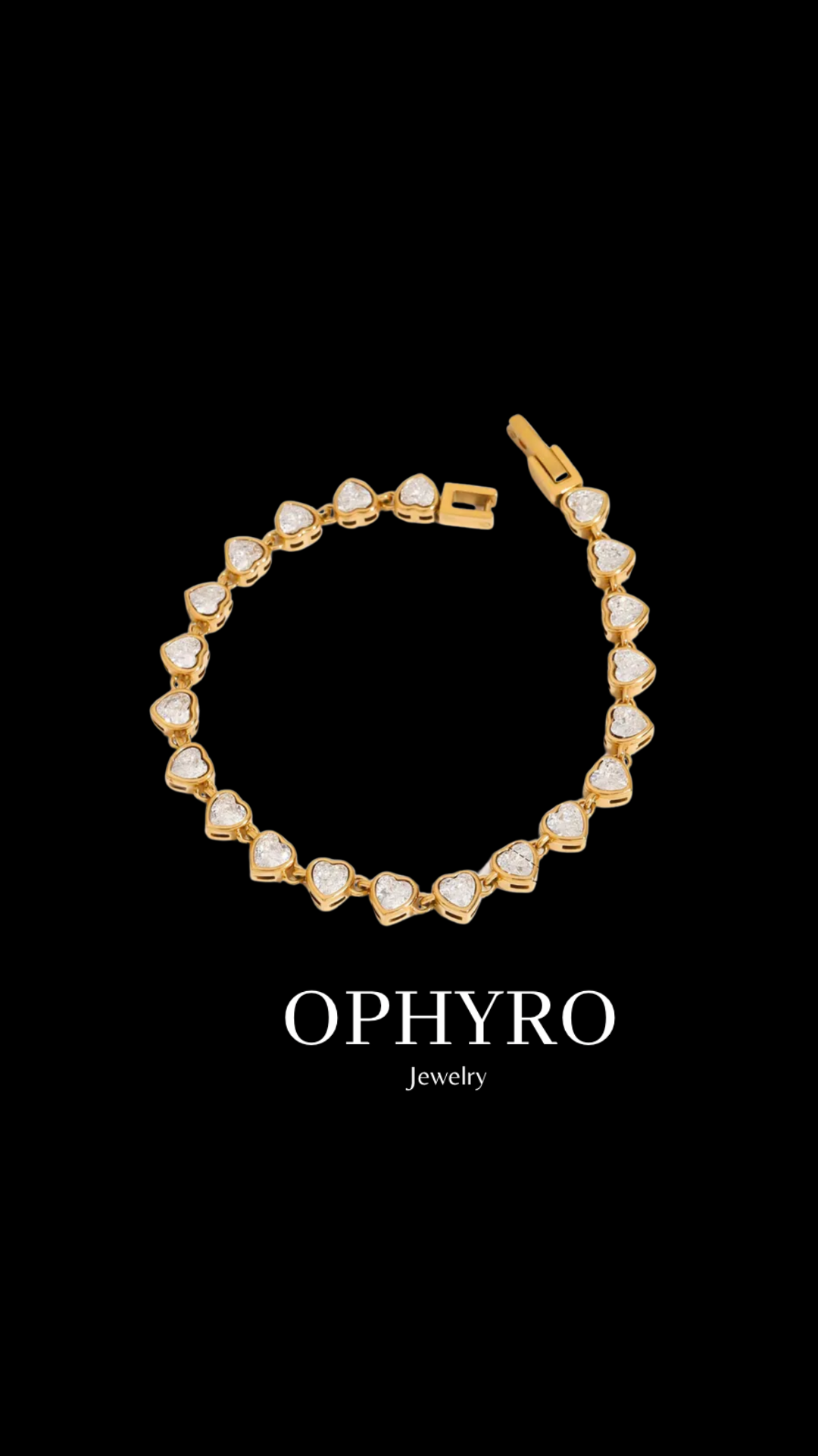 HEART TENIS BRACELET