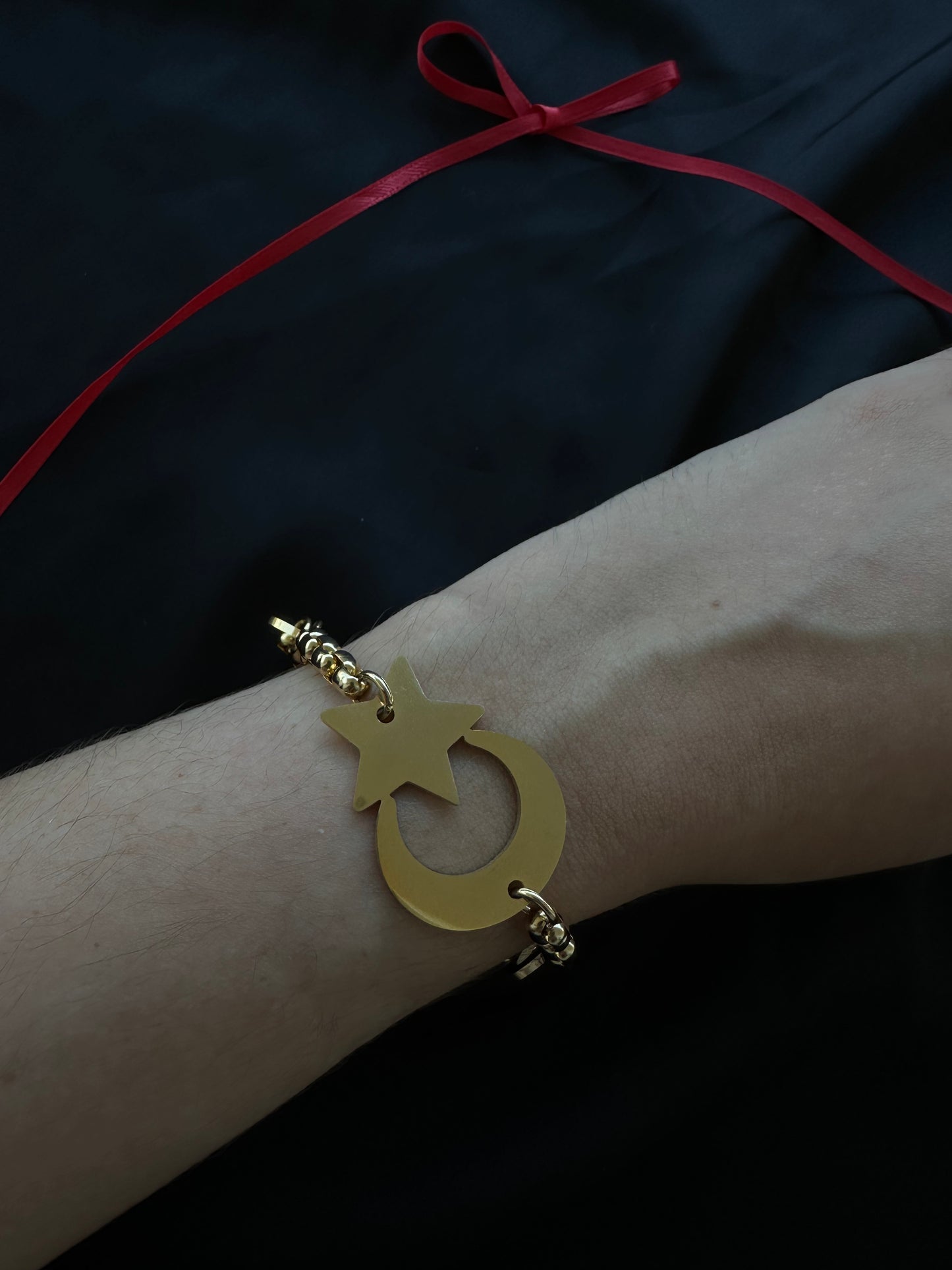 PULSERA LUNA Y ESTRELLA