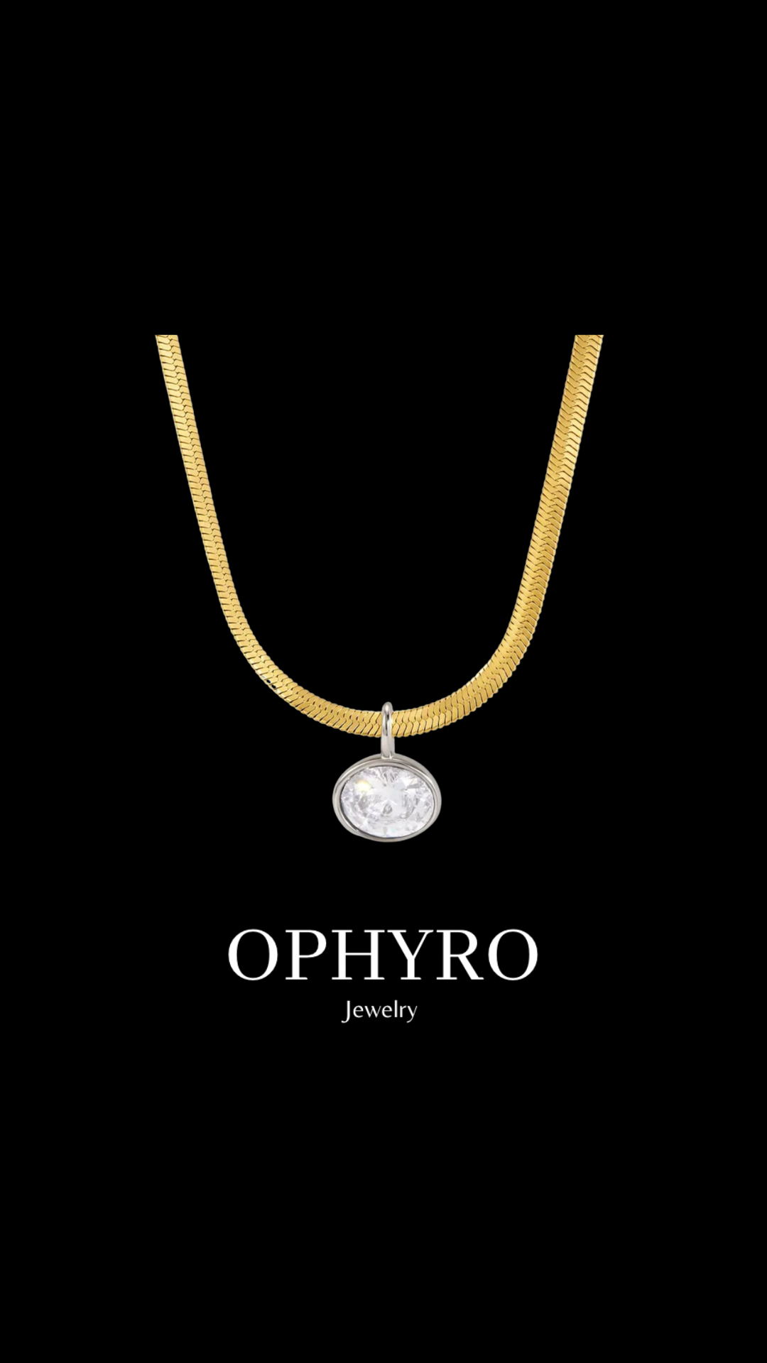 CLAIRE OVAL NECKLACE
