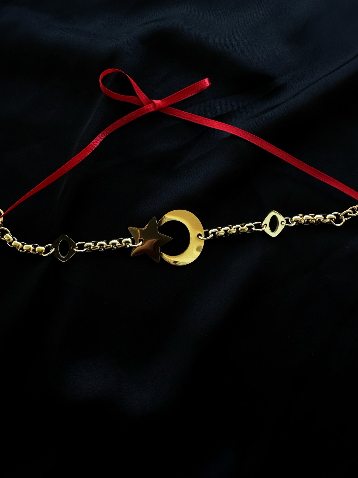PULSERA LUNA Y ESTRELLA