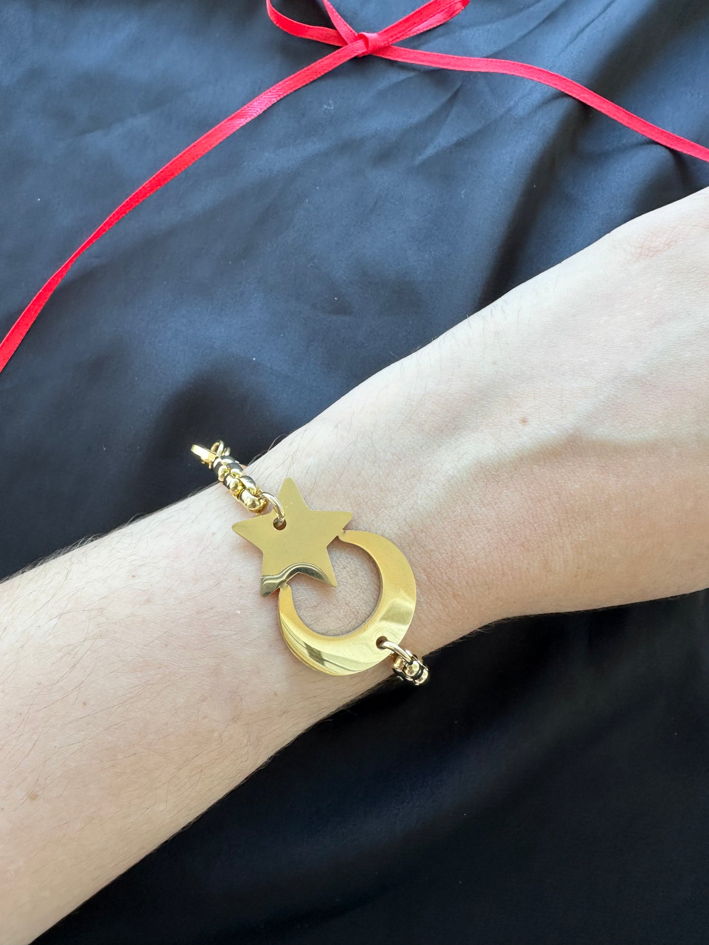 PULSERA LUNA Y ESTRELLA