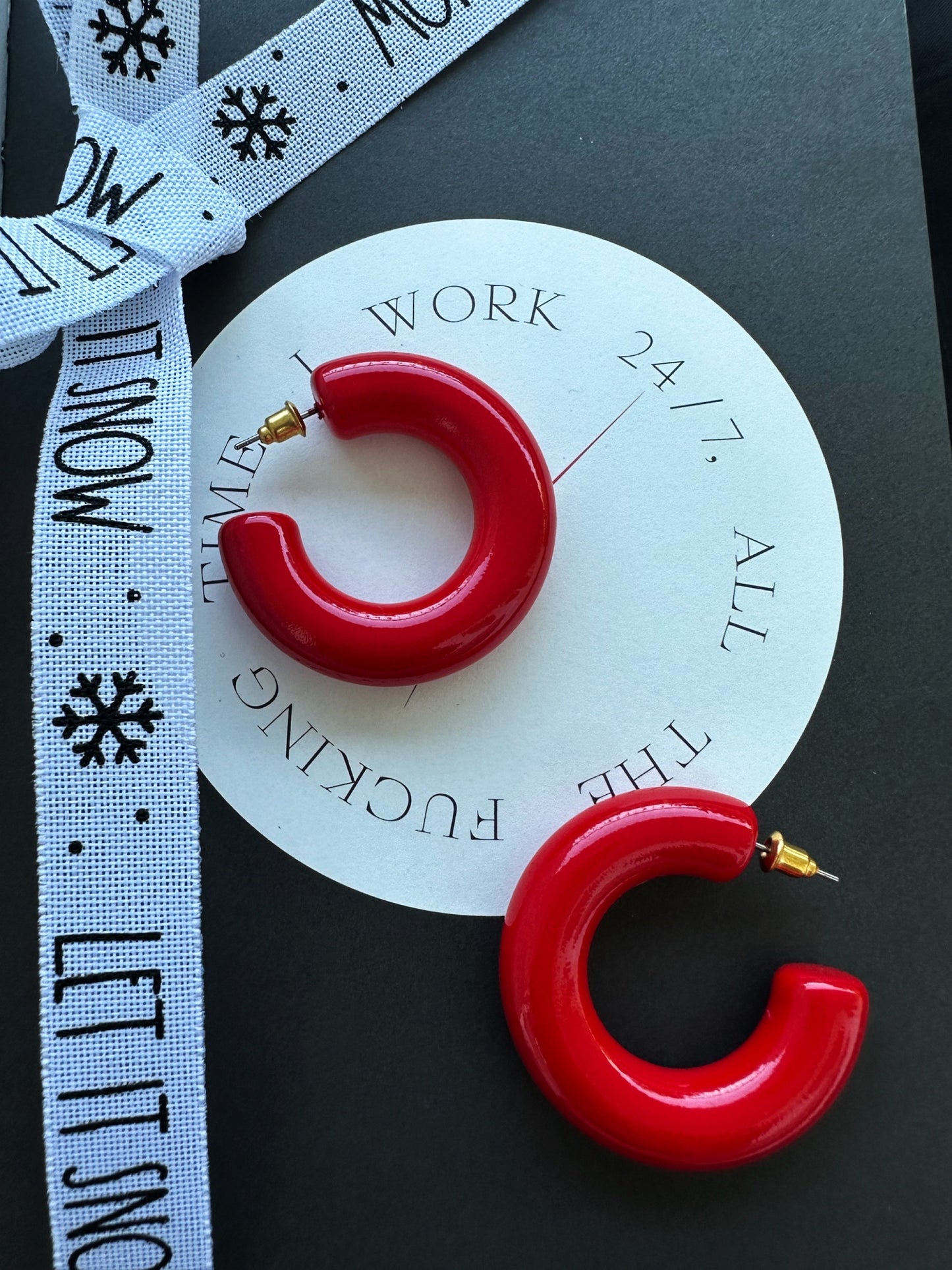 STRAWBERRY EARRINGS