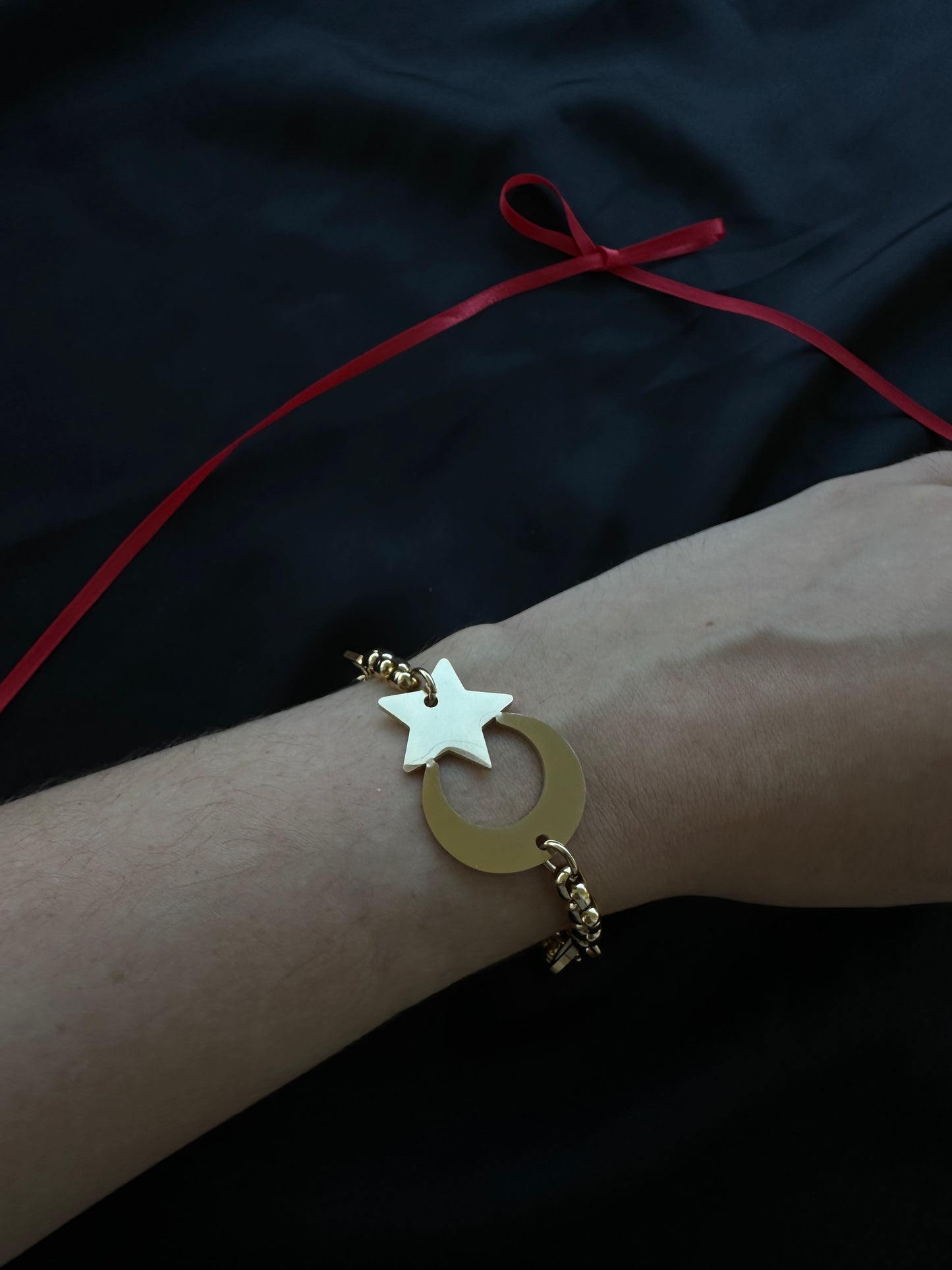 PULSERA LUNA Y ESTRELLA