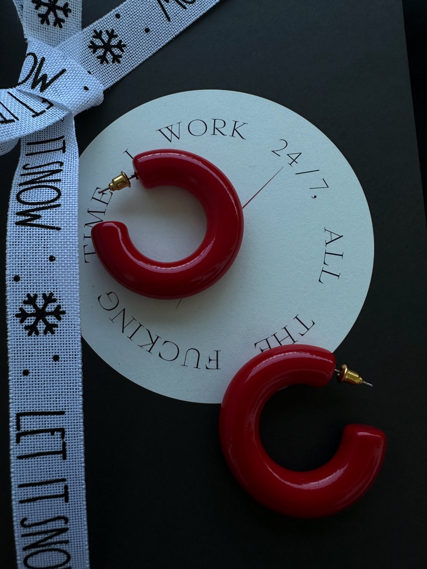 STRAWBERRY EARRINGS