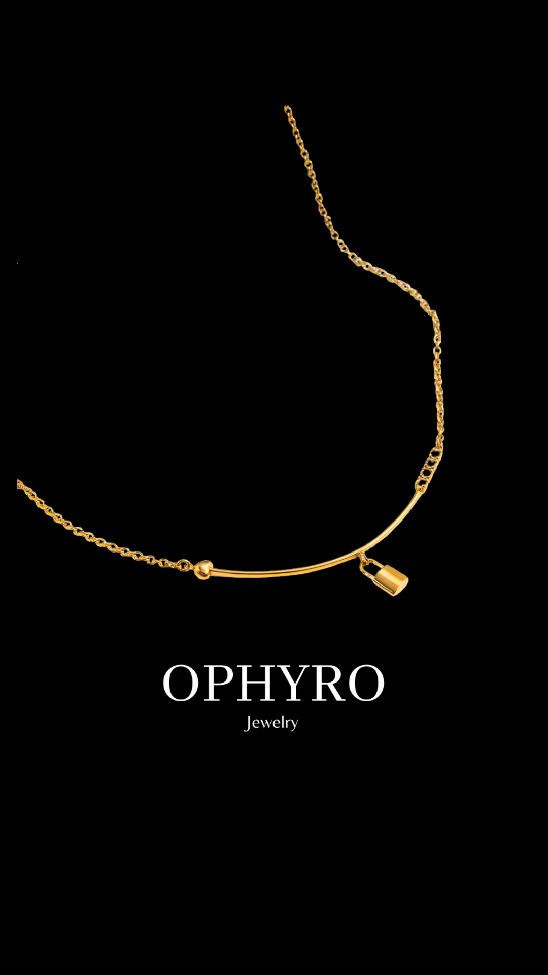 LIZZY PADLOCK NECKLACE