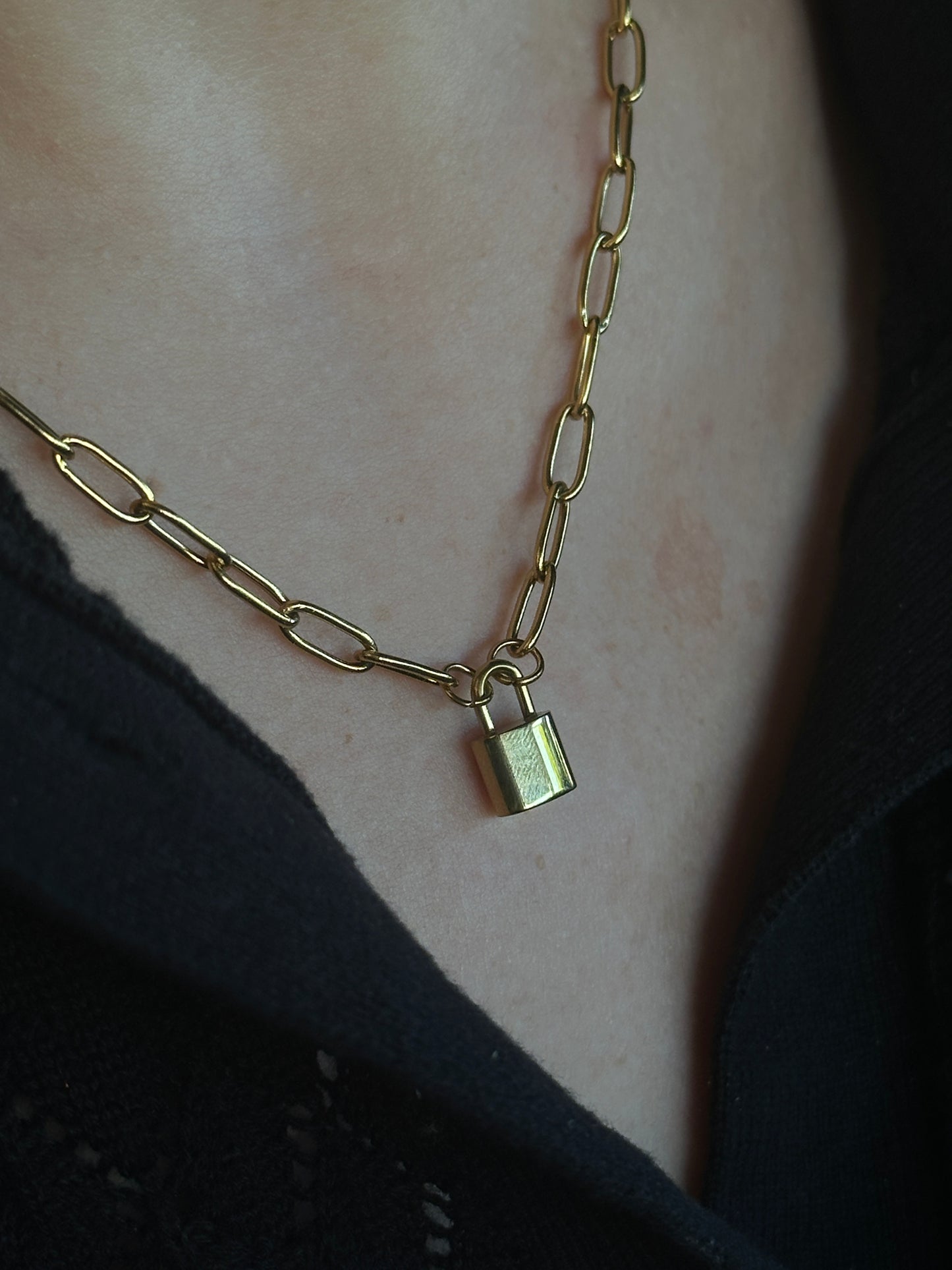 ALL DAY PADLOCK NECKLACE
