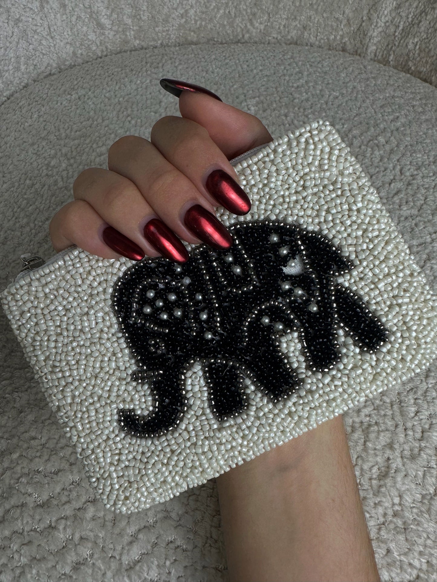 BEADED COIN PURSE
