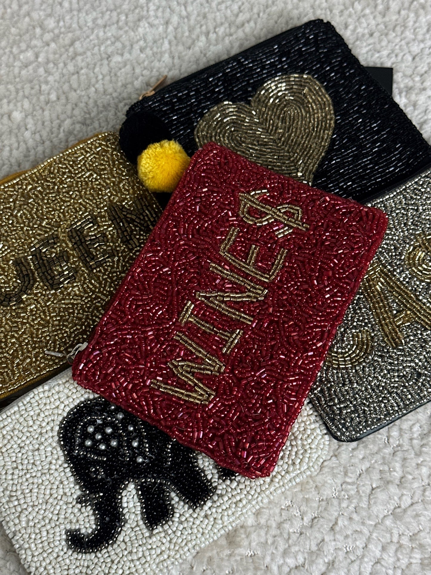 BEADED COIN PURSE