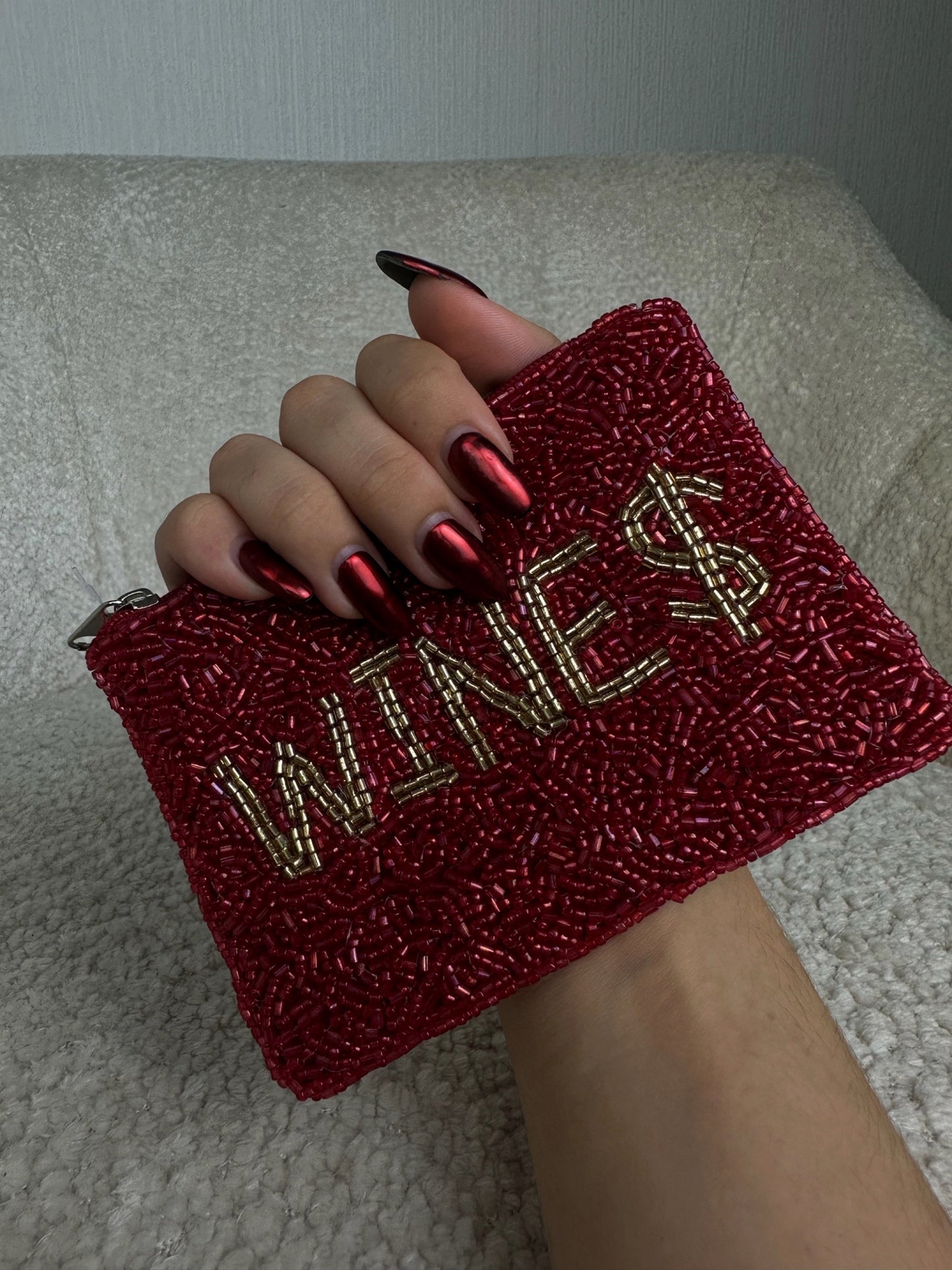 BEADED COIN PURSE