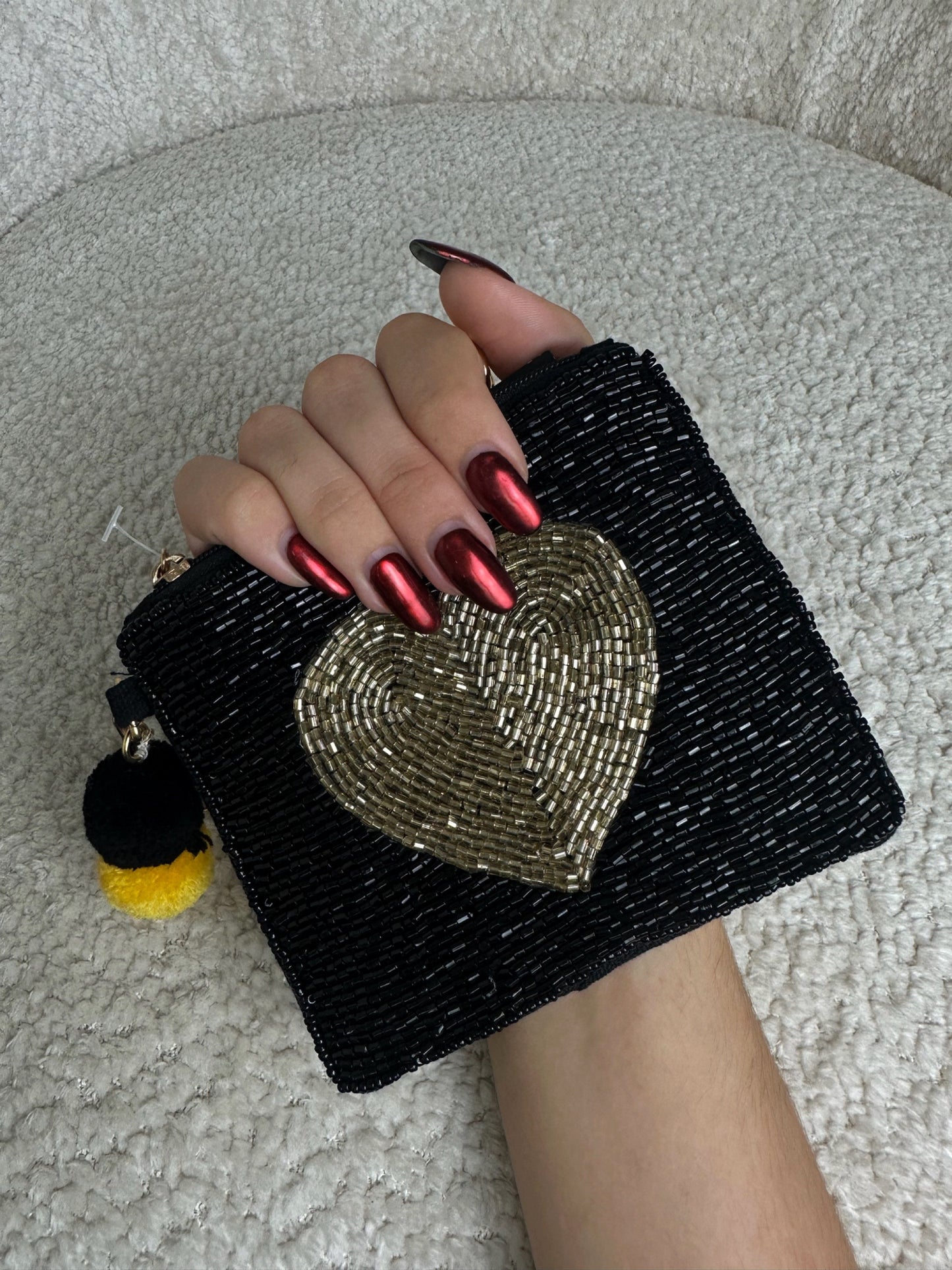 BEADED COIN PURSE