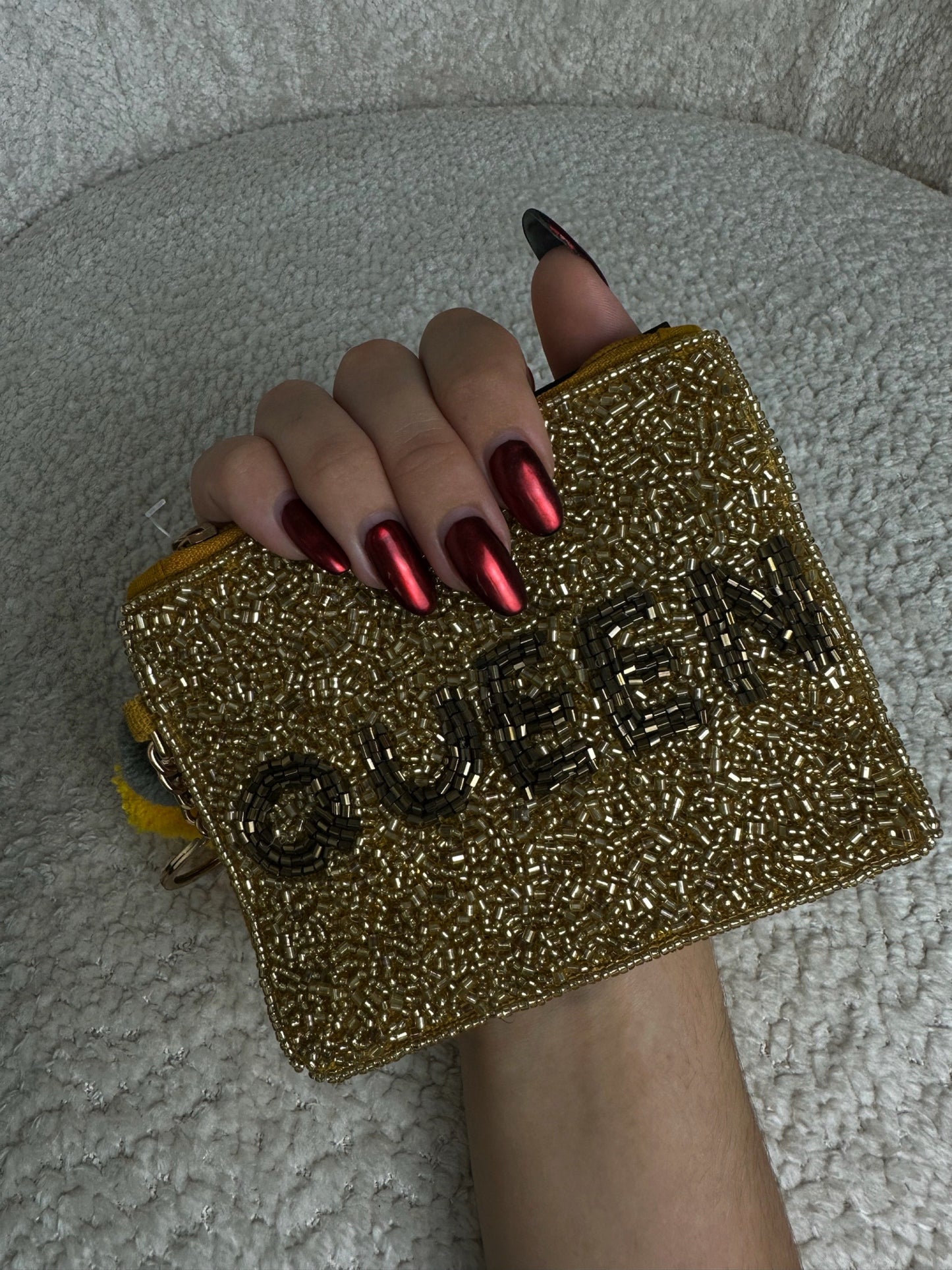BEADED COIN PURSE