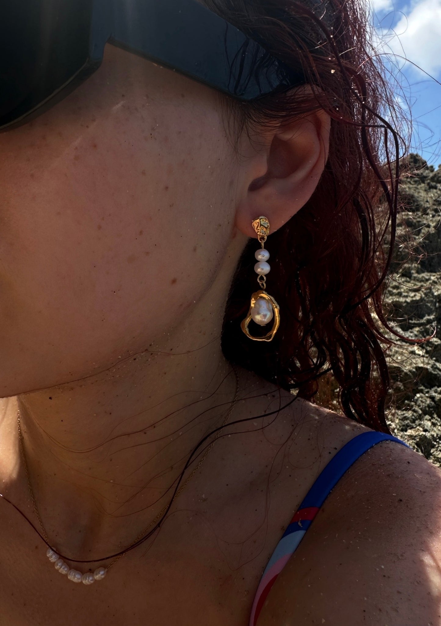 AQUA EARRINGS