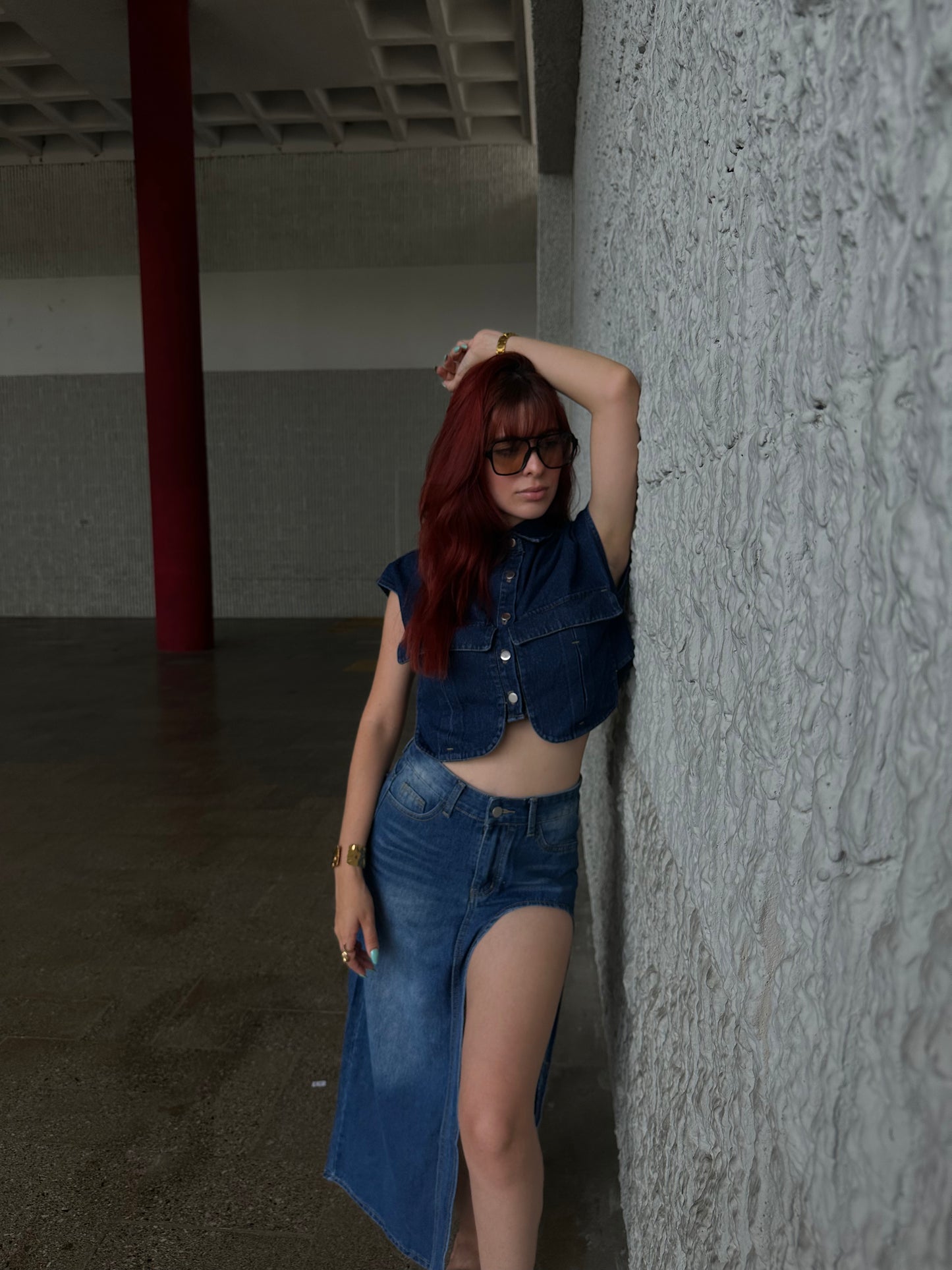 DENIM SKIRT