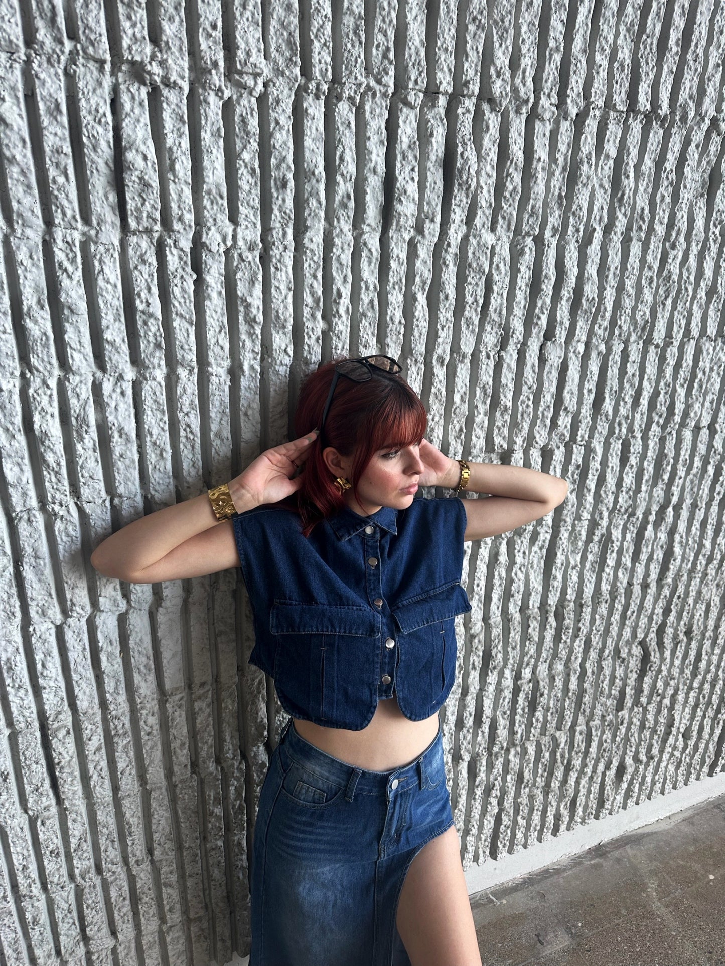 DENIM TOP