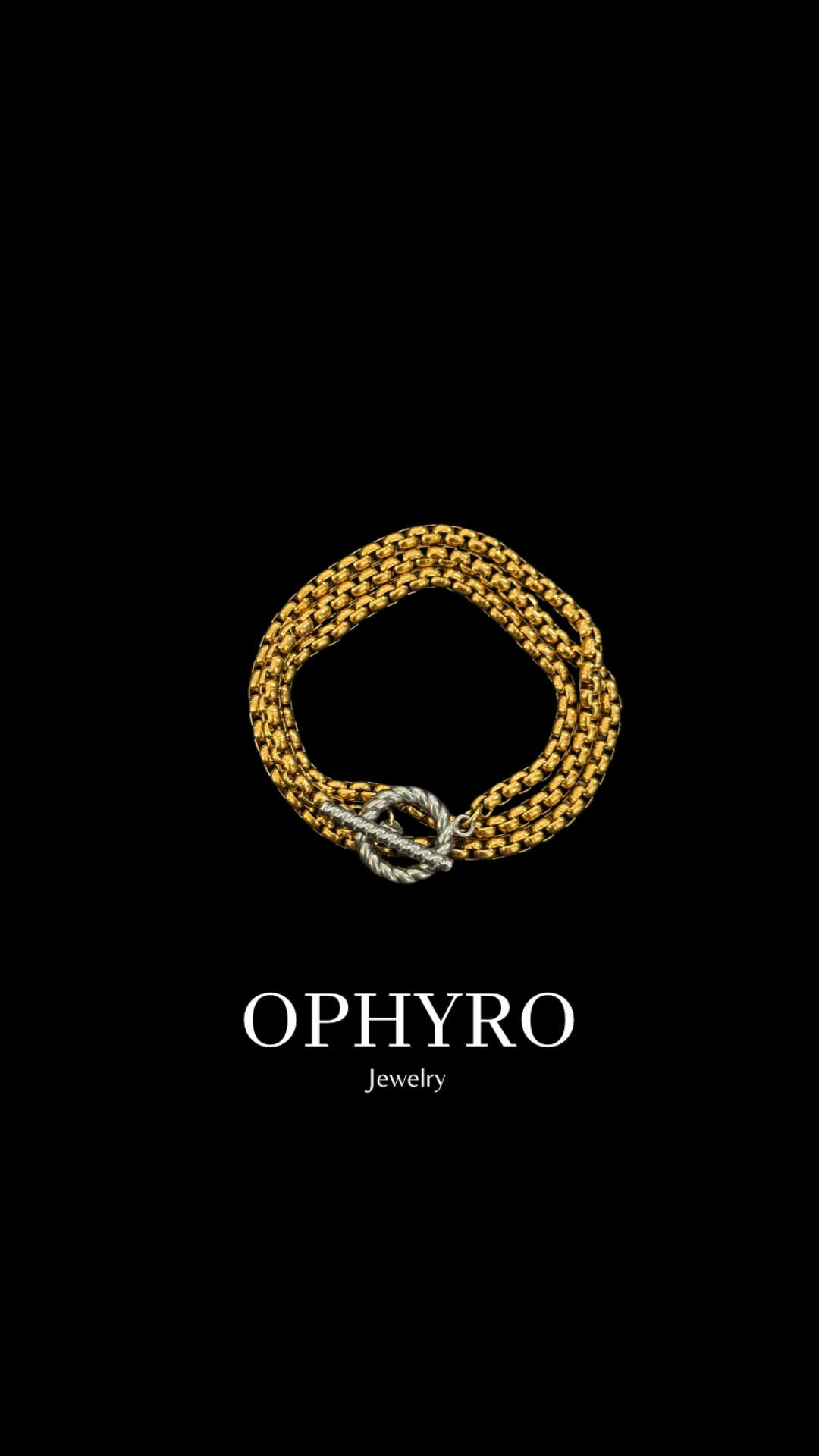 DEMMY GOLD WRAP AROUND BRACELET