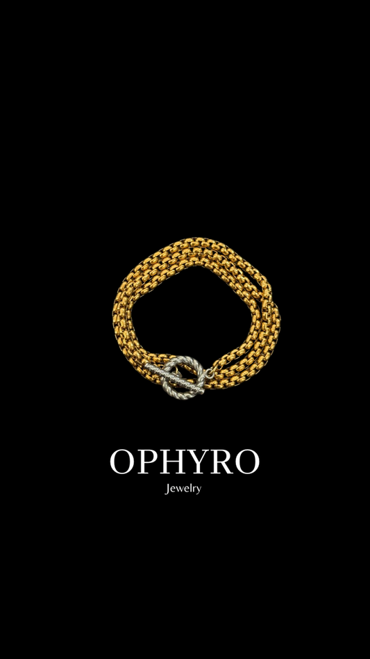 DEMMY GOLD WRAP AROUND BRACELET