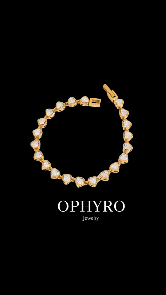 HEART TENIS BRACELET
