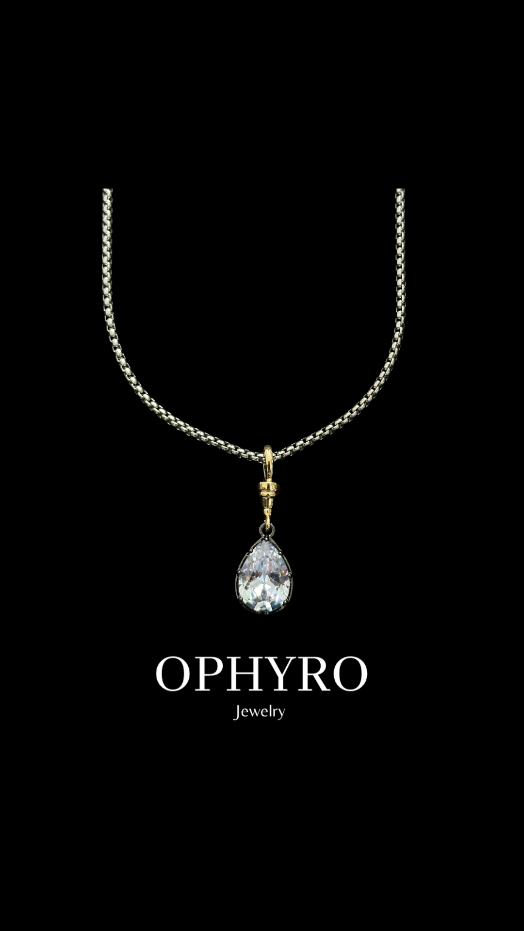 DAPHNE DROP CUT NECKLACE