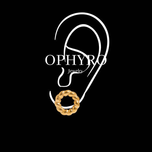 CIRCLE ROPE EARRINGS