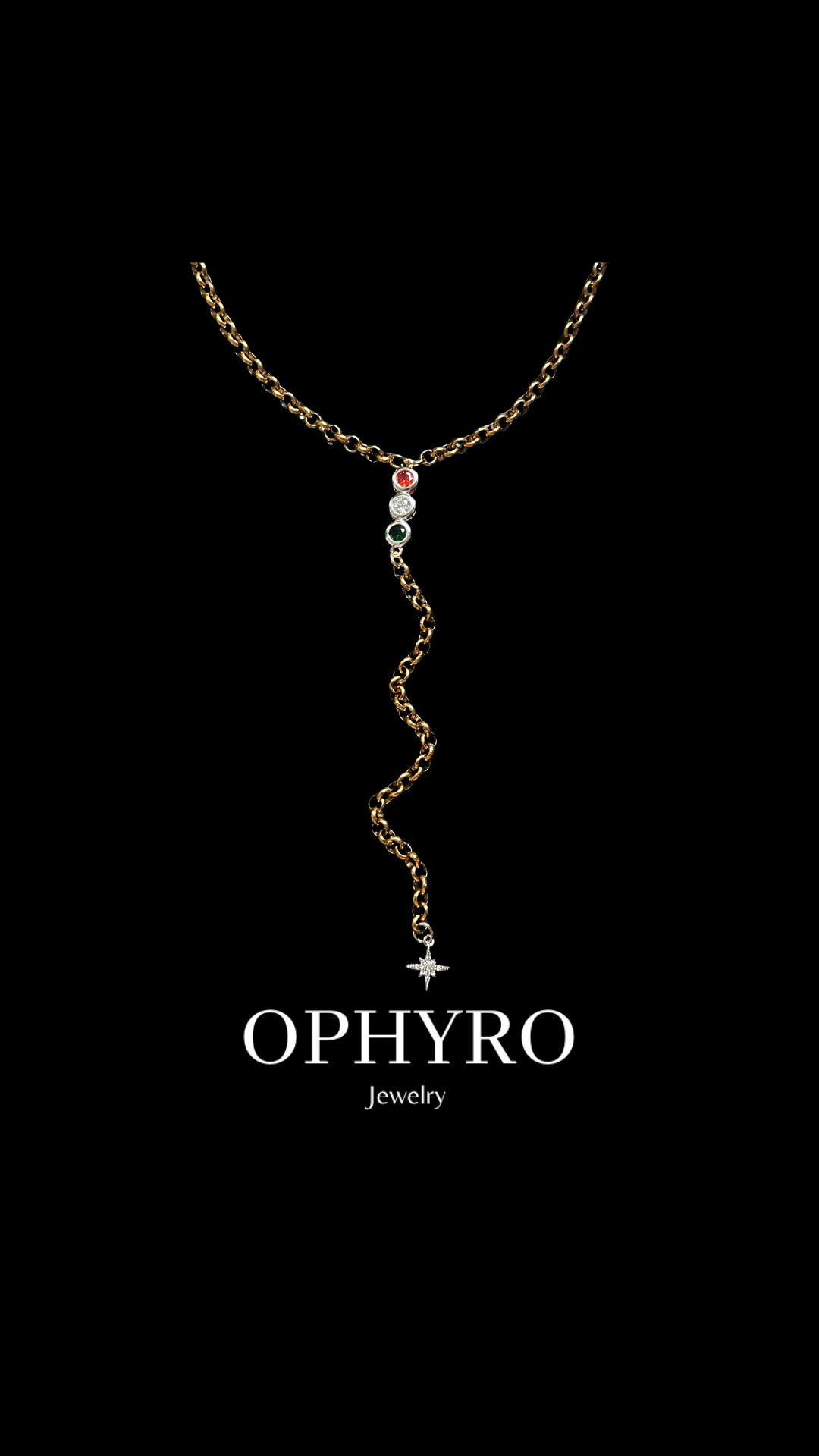 ROSALIE GOLD LARIAT