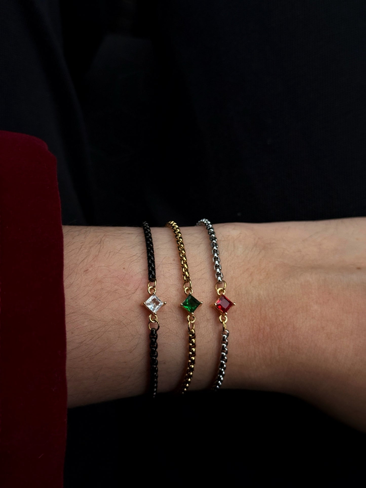 ROCIO GOLD/GREEN BRACELET