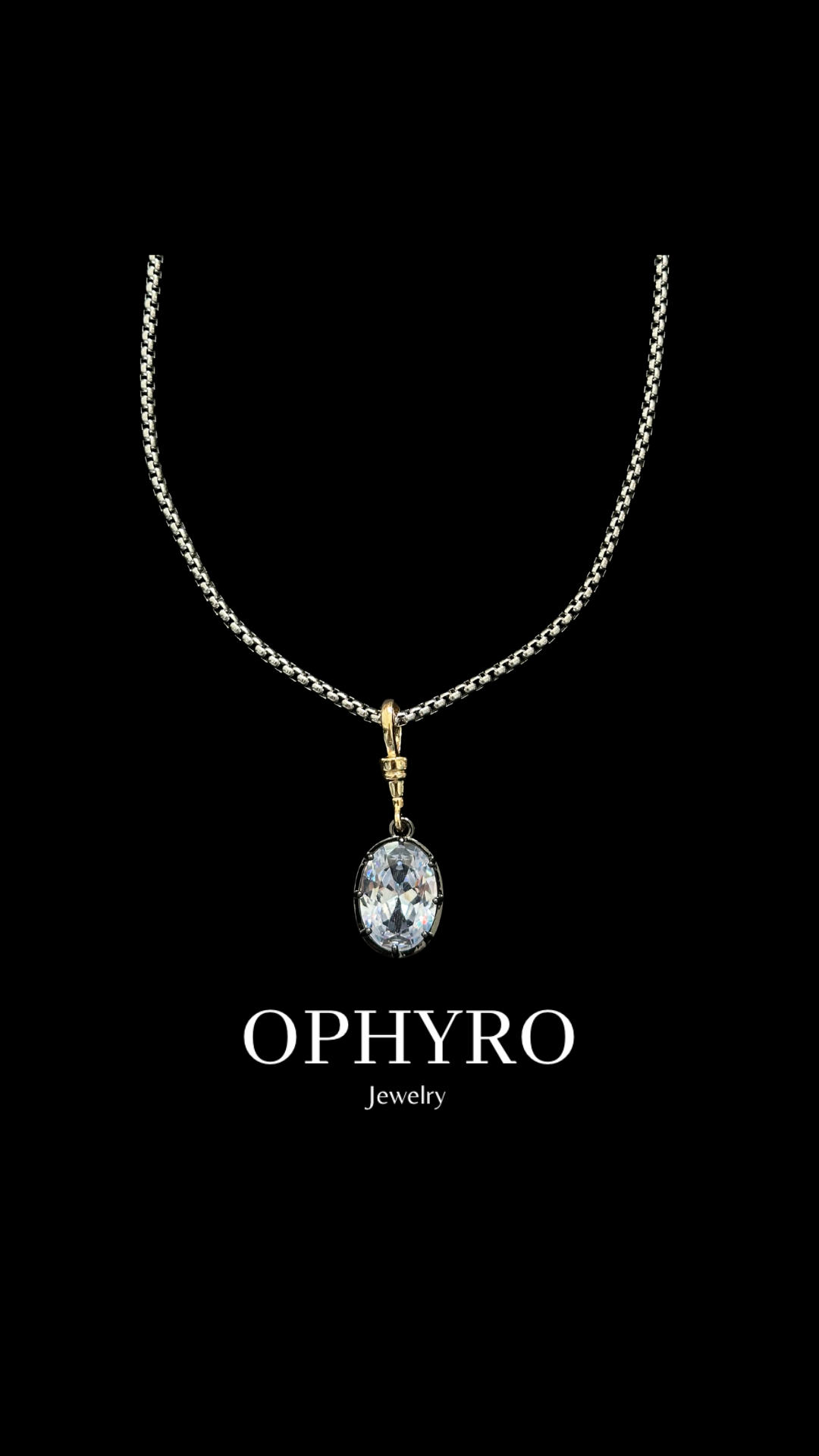 DAPHNE OVAL CUT NECKLACE
