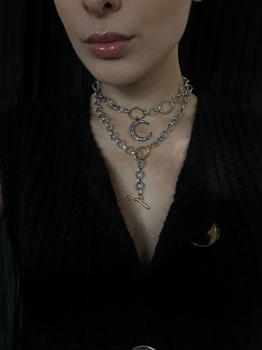 BLACK MOON NECKLACE