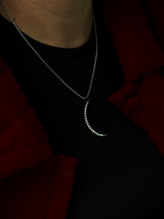 DAVID BLACK MOON NECKLACE
