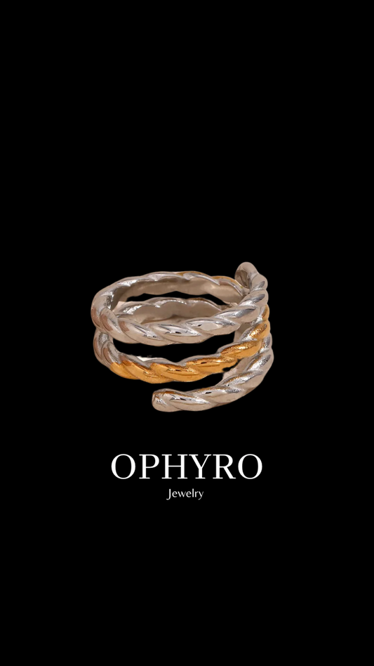 ROPE TWO TONE RING