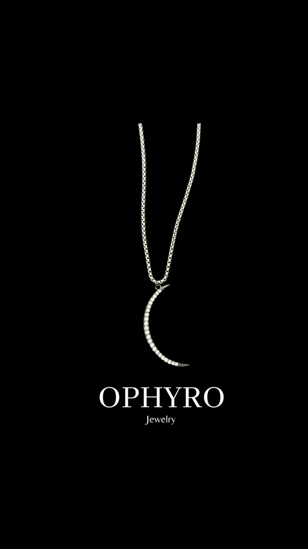 DAVID BLACK MOON NECKLACE