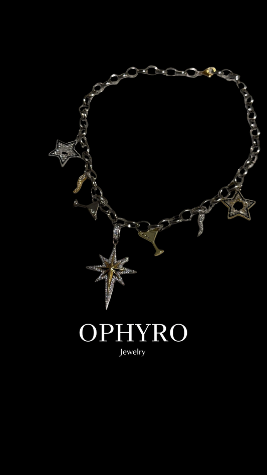 CAMELIA CHARM NECKLACE