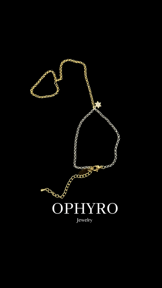 GOLD STAR HAND CHAIN