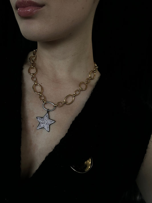 BLACK STAR NECKLACE