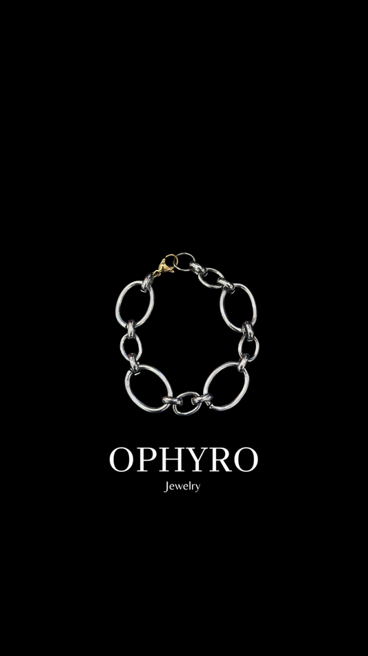 GLORIAM SILVER LINK BRACELET