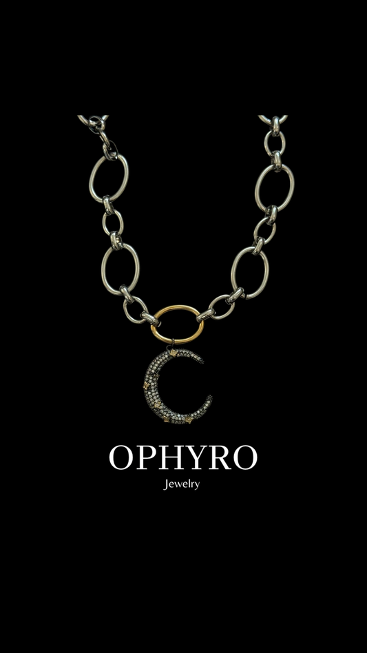 BLACK MOON NECKLACE