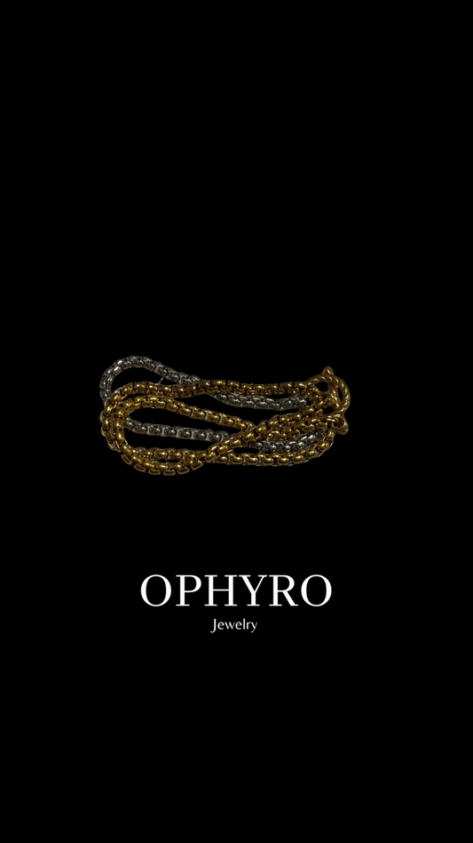 THREE LAYERS GOLD DAVID BRACELET