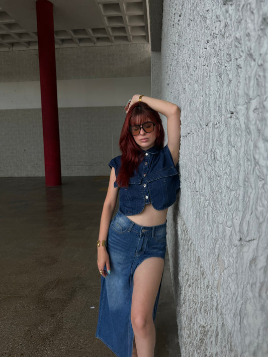 DENIM SKIRT