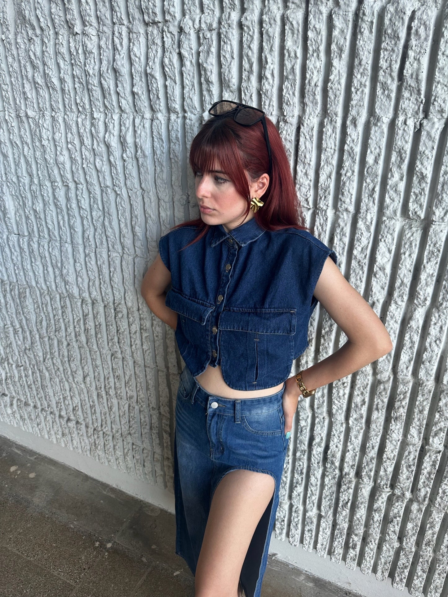 DENIM TOP